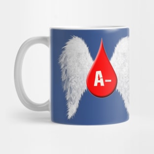 Blood Type A Negative - Angel Wings Mug